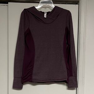 Kyodon with Hood Long Sleeve Top in Deep Purple
